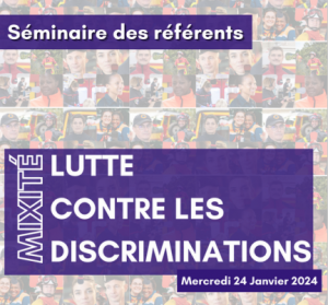 Séminaire des référents mixité et lutte contre les discriminations du 24 janvier 2024