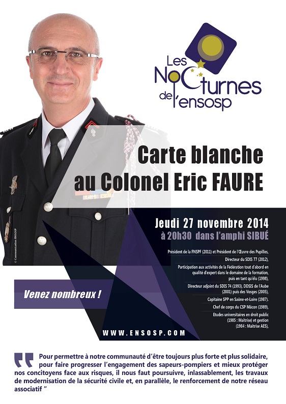 ENSOSP PNRS AFFICHE-NOCTURNE-COLONEL ERIC FAURE