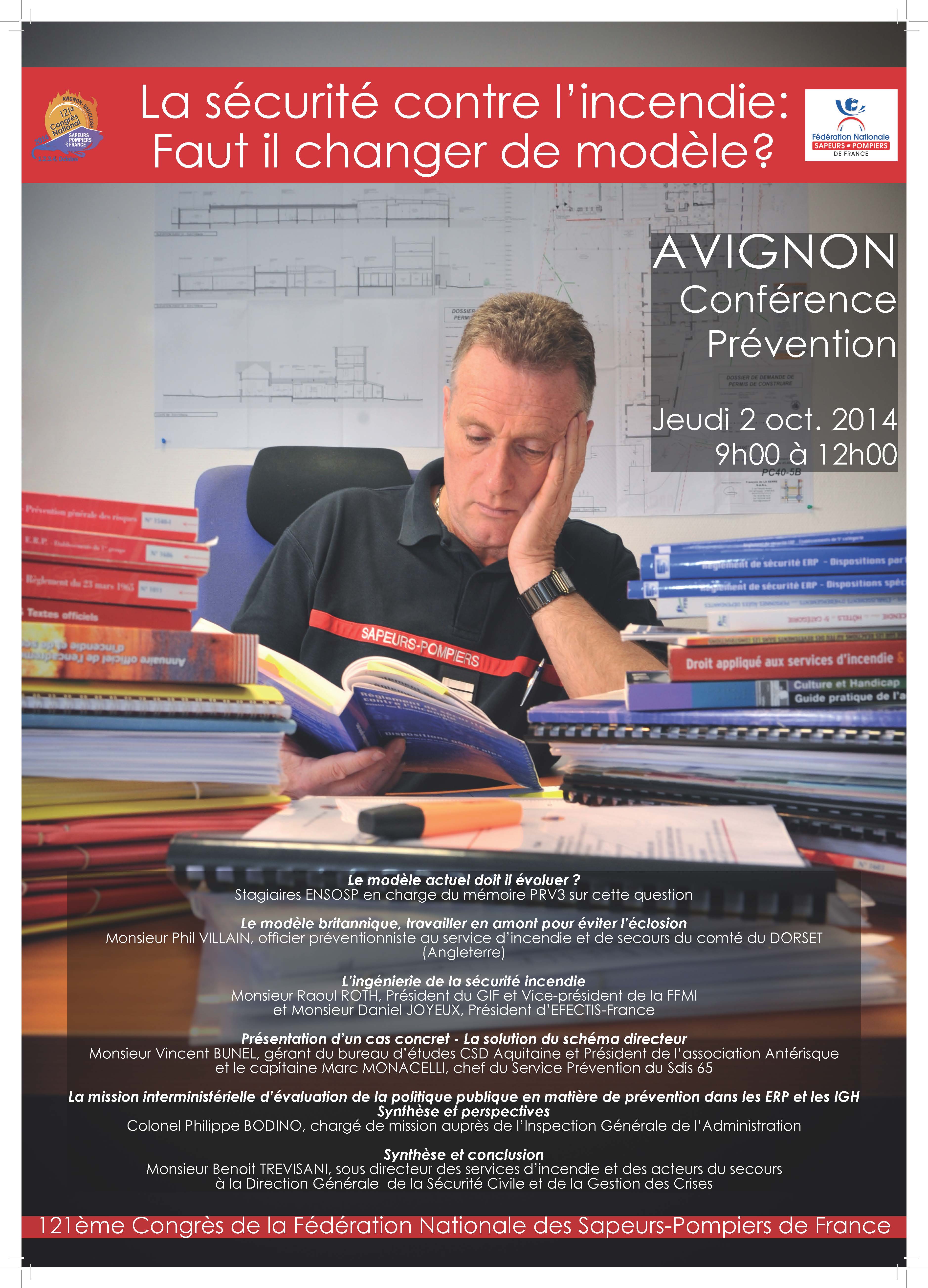 ENSOSP-PNRS-CONFERENCE COMMISSION PREVENTION DE LA FNSPF-2 OCTOBRE 2014