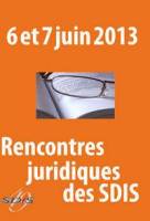 SDIS 49-RENCONTRE DES JURISTES DES SDIS 6-et-7-juin_2013