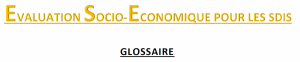 Glossaire : évaluation socio-économique pour les SDIS