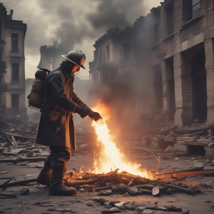Le rôle des sapeurs-pompiers lors  de la seconde Guerre Mondiale