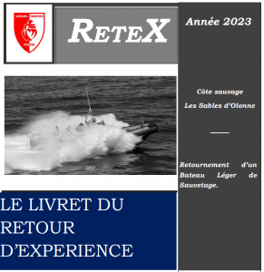 Retour d'Expérience du SDIS de la Vendée : Retournement d'un bateau léger de sauvetage (BLS) au cours d'un exercice nautique